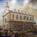 Illustration of the construction of the Kirtland Temple